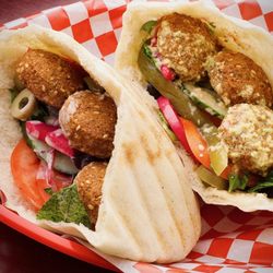 Ottawa Falafel House - Falafel sandwich Arabic Bread
