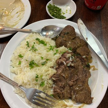 Dino's Middle Eastern Cuisine - Mini Steaks with rice. - Kosher Near Me - Houston, Texas Dino's Middle Eastern Cuisine - Mini Steaks with rice. - Kosher Near Me - Houston, Texas