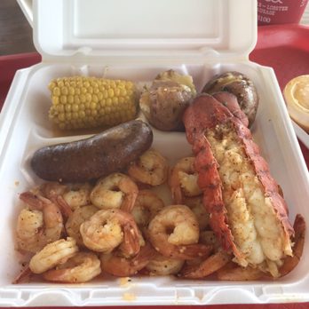 Tejun The Texas Cajun- Robinson - Lobster tail, shrimp, and sides for $22. I added sausage. Hell of a deal and delicious! - Cajun/Creole Near Me - Robinson, Texas Tejun The Texas Cajun- Robinson - Lobster tail, shrimp, and sides for $22. I added sausage. Hell of a deal and delicious! - Cajun/Creole Near Me - Robinson, Texas