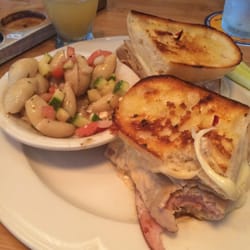 Project 29 Pub & Filling Station - Cuban sandwich with pasta salad
