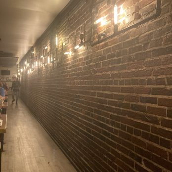 Prohibition Kitchen - Love the brick wall with lighting! - Bars Near Me - St. Augustine, Florida Prohibition Kitchen - Love the brick wall with lighting! - Bars Near Me - St. Augustine, Florida