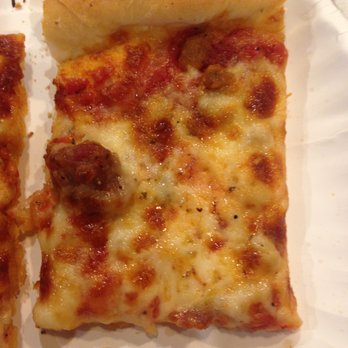 Rosati's Pizza - only 1 piece of sausage on each slice on the whole pizza! - Pizza Near Me - Broomfield, Colorado Rosati's Pizza - only 1 piece of sausage on each slice on the whole pizza! - Pizza Near Me - Broomfield, Colorado