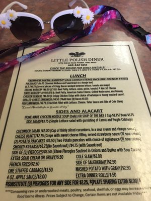 Menu photo 6 Little Polish Diner Parma, OH
