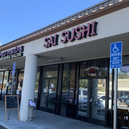 Exterior outside entrance of Sai Sushi - Yorba Linda, California Exterior outside entrance of Sai Sushi - Yorba Linda, California