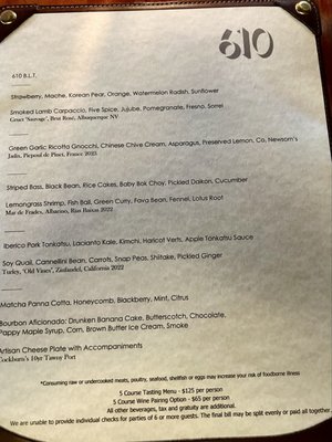 Menu photo 5 610 Magnolia Louisville, KY
