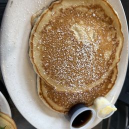 Pancakes came with the country fried steak