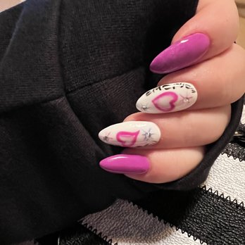 Luxury Nails Spa - Dipped with design and crystals - Nail Salons Near Me - Charleston, South Carolina Luxury Nails Spa - Dipped with design and crystals - Nail Salons Near Me - Charleston, South Carolina