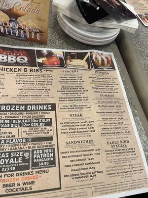 Menu photo 1 Dallas BBQ Brooklyn, NY