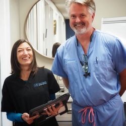 Minnesota Spine Institute - Dr. Dan Hanson from the Minnesota Spine Institute with his Patient Intake Coordinator.