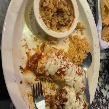 Frida’s - Combo-pick 2, chicken burrito and chicken enchilada. - Mexican Near Me - Fayetteville, Georgia