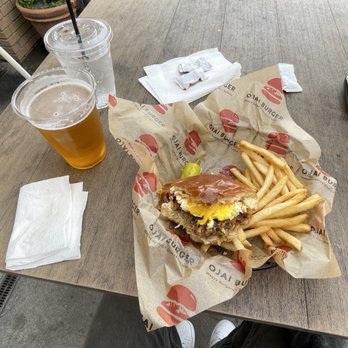 Ojai Burger - Spice Spicy Miso Burger - Burgers Near Me - Orange, California