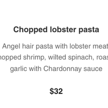 Bel Posto - the price of the dish - Pizza Near Me - Wantagh, New York