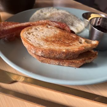 Beautiful Day - The Big Breakfast, with eggs, bacon, toast and homemade jam! - Breakfast & Brunch Near Me - La Quinta, California Beautiful Day - The Big Breakfast, with eggs, bacon, toast and homemade jam! - Breakfast & Brunch Near Me - La Quinta, California