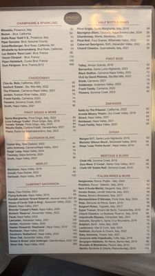 Menu photo 1 Spasso Ristorante San Carlos, CA Menu photo 1 Spasso Ristorante San Carlos, CA