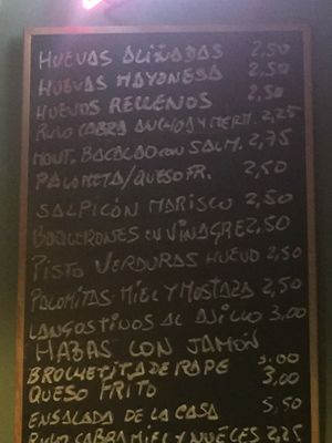Menu photo 2 Casa Manolo Chipiona, CA