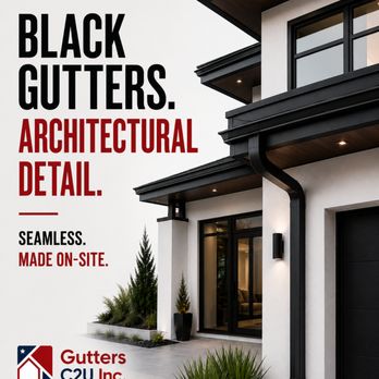 Gutters C2U - BLACK GUTTERS. ARCHITECTURAL DETAIL.
The best exterior details are the ones that look like they were always meant to be there. - Gutter Services Near Me Gutters C2U - BLACK GUTTERS. ARCHITECTURAL DETAIL.
The best exterior details are the ones that look like they were always meant to be there. - Gutter Services Near Me