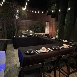 Rebel Party Rentals - Tables, linens, and chairs I rented