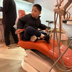 All About Kids Dentistry - My son waiting calmly for doctor Ursitti