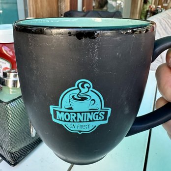 Mornings on First - Coffee Mug - Breakfast & Brunch Near Me - Livermore, California