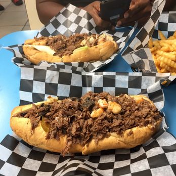 Rick's Cheesesteak Shop - Maryland Cheesesteak with baby shrimp - Cheesesteaks Near Me - Williamsburg, Virginia Rick's Cheesesteak Shop - Maryland Cheesesteak with baby shrimp - Cheesesteaks Near Me - Williamsburg, Virginia