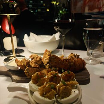 Steak 48 Del Mar - Chicken Fried Lobster Tails and Crispy Shrimp Deviled Eggs. both were great but if i had to pick one i would go with the lobster. - Steakhouses Near Me - Del Mar, California Steak 48 Del Mar - Chicken Fried Lobster Tails and Crispy Shrimp Deviled Eggs. both were great but if i had to pick one i would go with the lobster. - Steakhouses Near Me - Del Mar, California