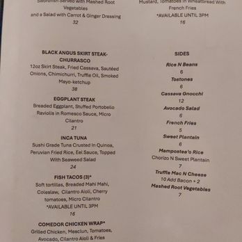 Comedor - Menu - Caribbean Near Me - San Juan, Puerto Rico