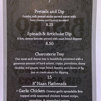 The Brown Bag Bistro - Appetizers menu - Sandwiches Near Me - Alton, Illinois