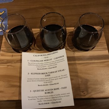 The Stein & Vine - Italian red wine flight. The one on the far right was my favorite. - Bars Near Me - Brandon, Florida The Stein & Vine - Italian red wine flight. The one on the far right was my favorite. - Bars Near Me - Brandon, Florida