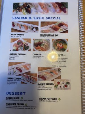 Menu photo 7 Mainichi Sushi Berkeley, CA