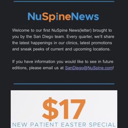 NuSpine Chiropractic - April 2023 Deal