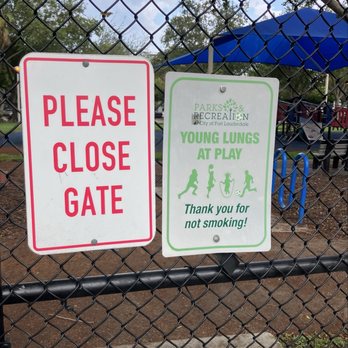 Dottie Mancini Park - Gate signs - Playgrounds Near Me - Fort Lauderdale, Florida