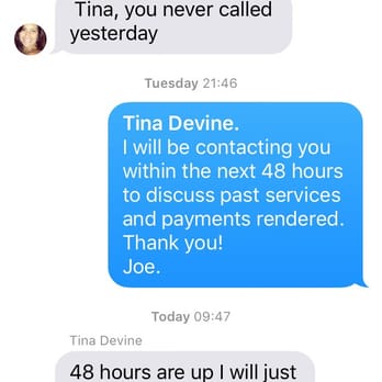 Devine Scrubs - This will be the type of communication breakdown to expect. - Home Cleaning Near Me