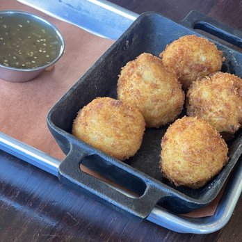 Home Team BBQ - Mac and cheese balls (special) - Barbeque Near Me - Charleston, South Carolina