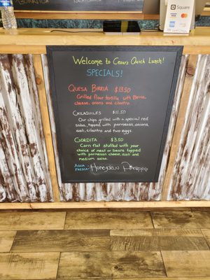 Menu photo 2 Cesar's Quick Lunch Grass Valley, CA