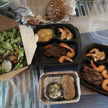 Black Angus Steakhouse - Steak & Shrimp Duo (two orders with different sides) - Steakhouses Near Me - El Cajon, California Black Angus Steakhouse - Steak & Shrimp Duo (two orders with different sides) - Steakhouses Near Me - El Cajon, California