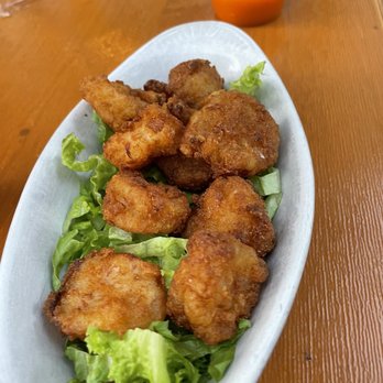 Poe's Tavern - Buffalo Shrimp side, sauce on side - Burgers Near Me - Atlantic Beach, Florida Poe's Tavern - Buffalo Shrimp side, sauce on side - Burgers Near Me - Atlantic Beach, Florida