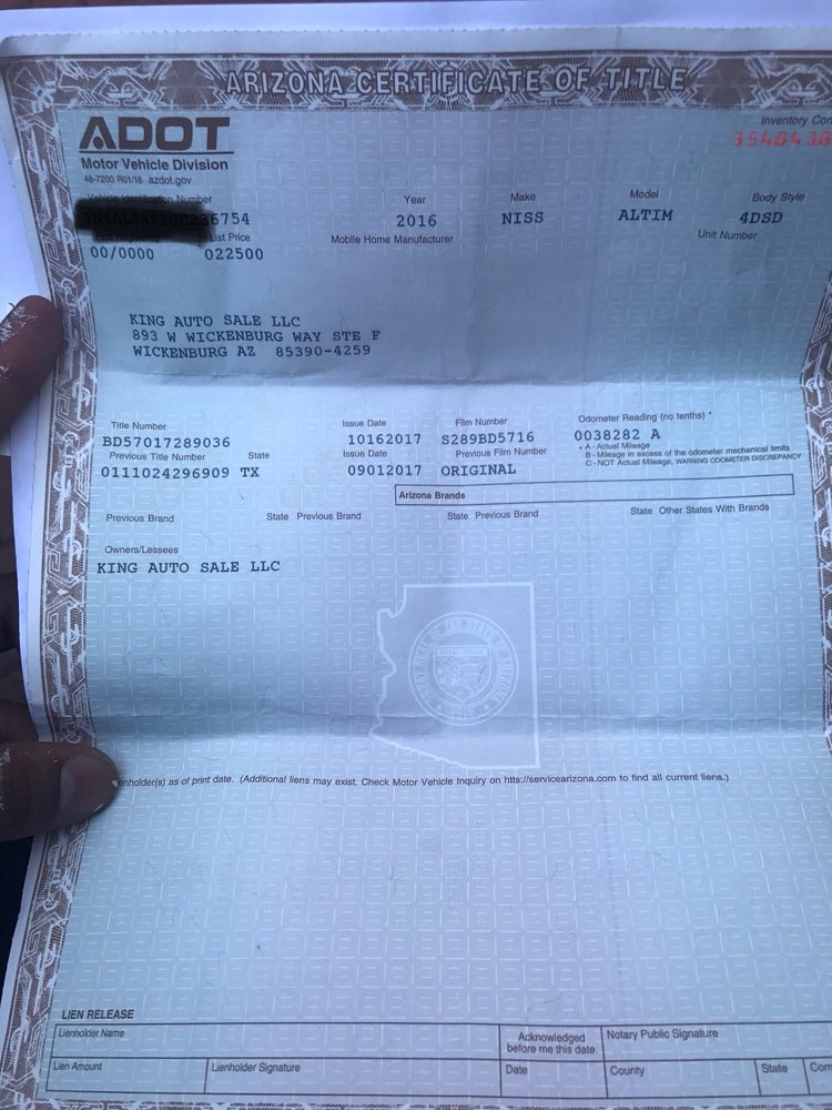 KING’S AUTO SALES Updated July 2024 2448 W Van Buren, Phoenix