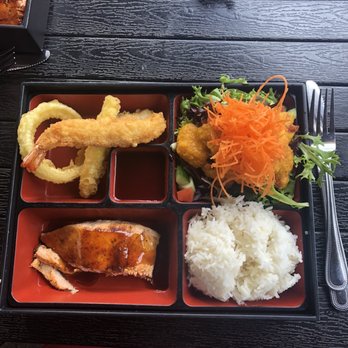 Zest - Teriyaki salmon bento box - Sushi Bars Near Me - Roswell, Georgia