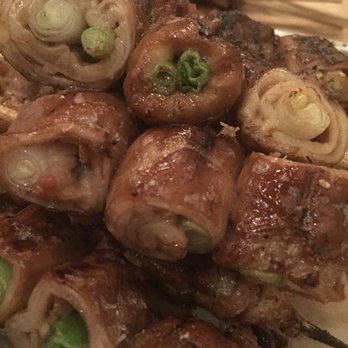 The Barn - pork Intestines with green onion - Barbeque Near Me - Arcadia, California The Barn - pork Intestines with green onion - Barbeque Near Me - Arcadia, California
