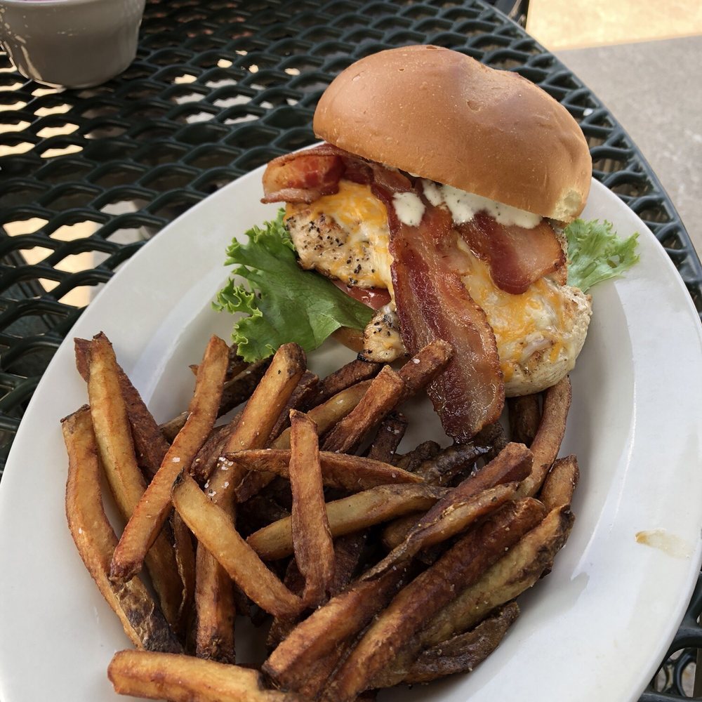 28 Lakes Ale House - a burger and fries on a plate - Pubs Near Me - Eagle River, Wisconsin