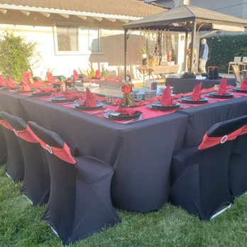 Hibachi Queens - Set up completed early...just waiting on the guest - Caterers Near Me