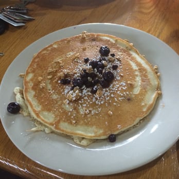 Crooked Tree Cafe - Single blueberry pancake. Very good couldn't even finish it. It was so big. - Cafes Near Me - Marietta, Georgia