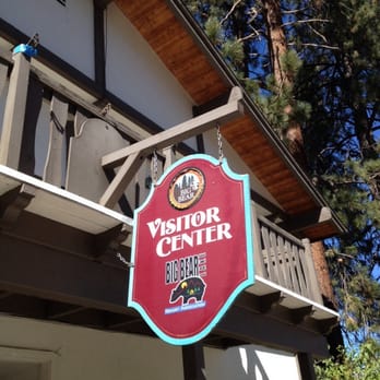 Big Bear Lake Visitors Center - Visitor center sign - Visitor Centers Near Me - Big Bear Lake, California