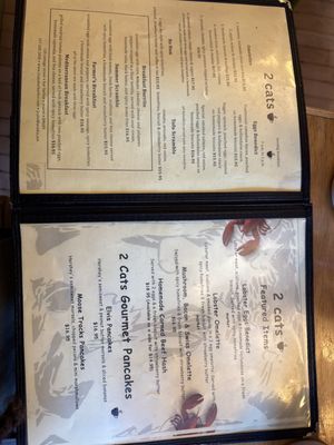 Menu photo 1 2 Cats Bar Harbor Bar Harbor, ME