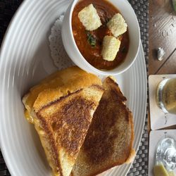 The Club at Hokuli'a - Grilled. Geese and tomato bisque soup