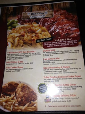 Menu photo 8 Corner Stable - Cockeysville Cockeysville, MD Menu photo 8 Corner Stable - Cockeysville Cockeysville, MD