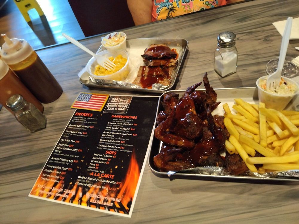 Food from Brothers Smokehouse