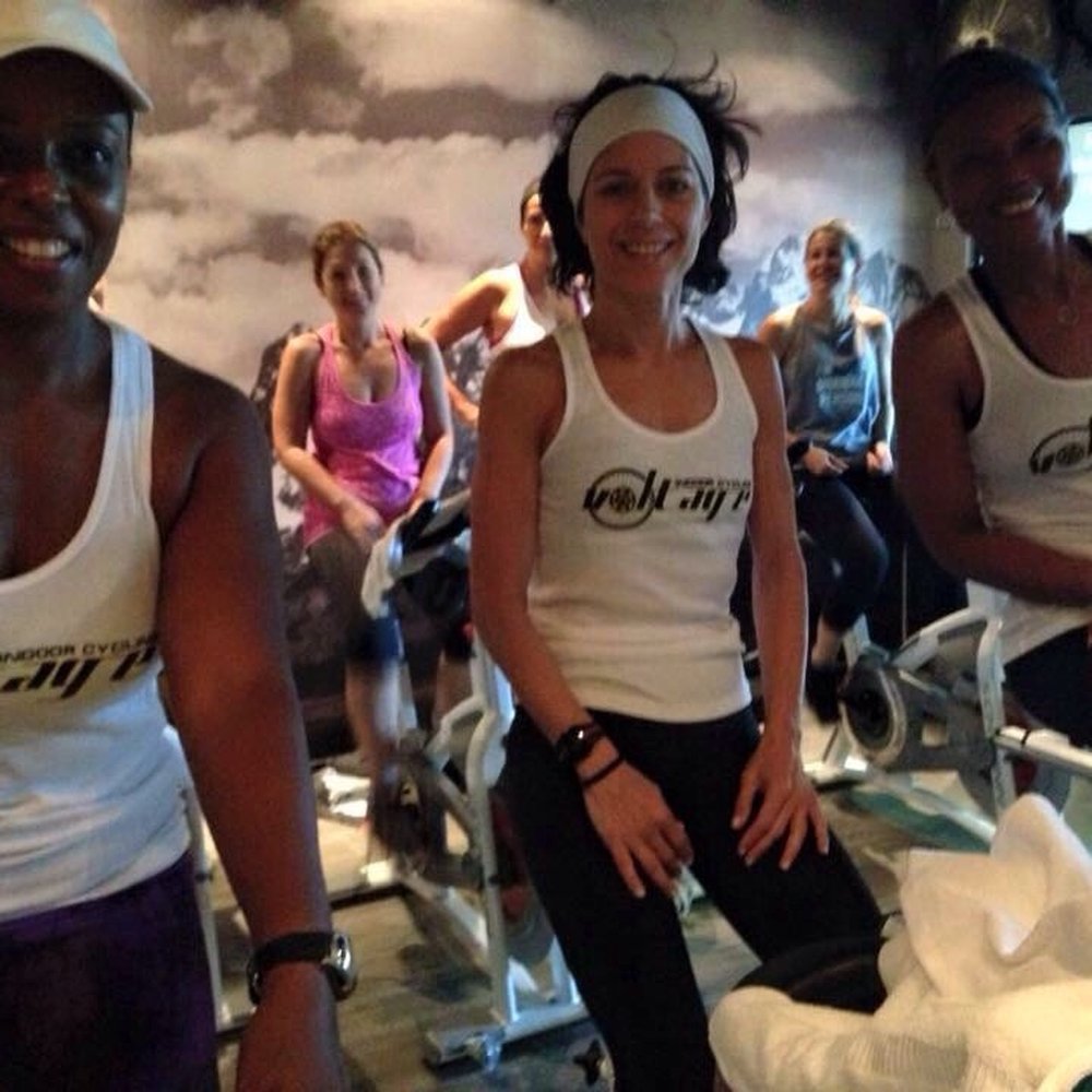 Voltage Indoor Cycling - Some of our beautiful spin warriors. - Cycling Classes Near Me - Los Angeles, California Voltage Indoor Cycling - Some of our beautiful spin warriors. - Cycling Classes Near Me - Los Angeles, California