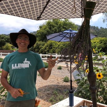 Frog Creek Farm Ojai - Larry giving is the lecture on the 4 types of Lavender! - Pick Your Own Farms Near Me - Ojai, California
