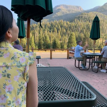 Pahaska Tepee Resort - Outside deck. Good view. - Resorts Near Me - Cody, Wyoming Pahaska Tepee Resort - Outside deck. Good view. - Resorts Near Me - Cody, Wyoming